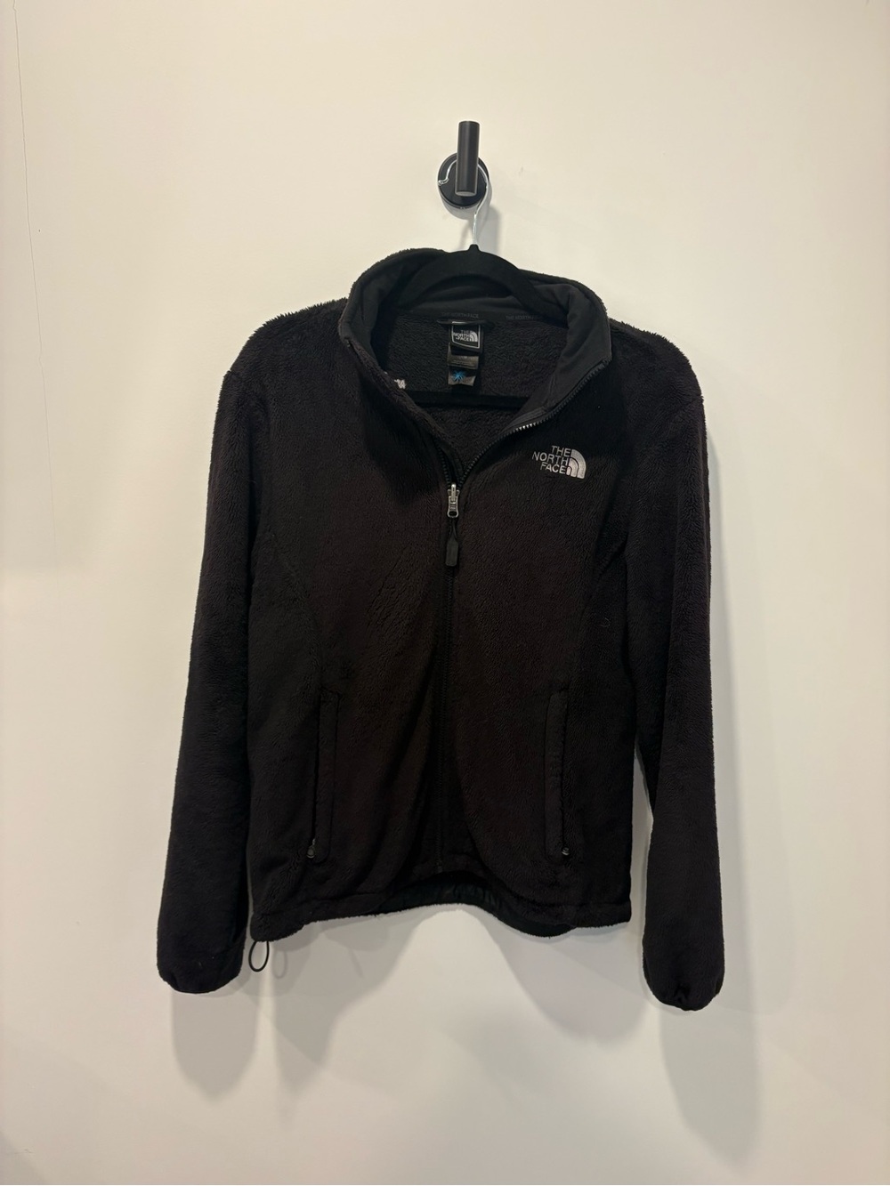 The North Face Black Plush Full-Zip Fleece Jacket